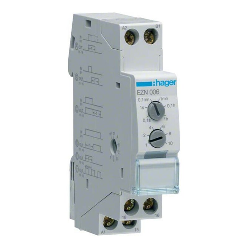 Hager Zeitrelais 1W,10A,multifunktion EZN006