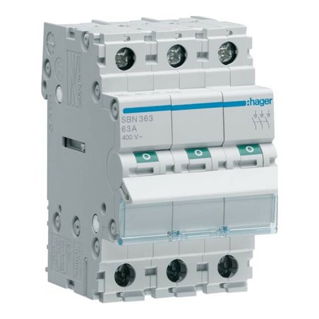 Hager Ausschalter 3P 63A SBN363