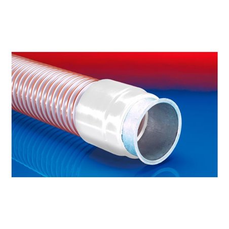 Norres lebensmittelechtes Bördelrohr aufschraubbar für AIRDUC® 356 Ø 80mm