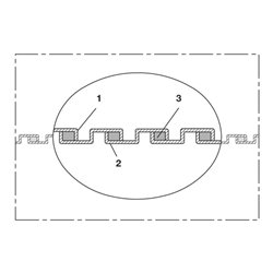 METAL HOSE 375 Metallschlauch 75mm 2,5m