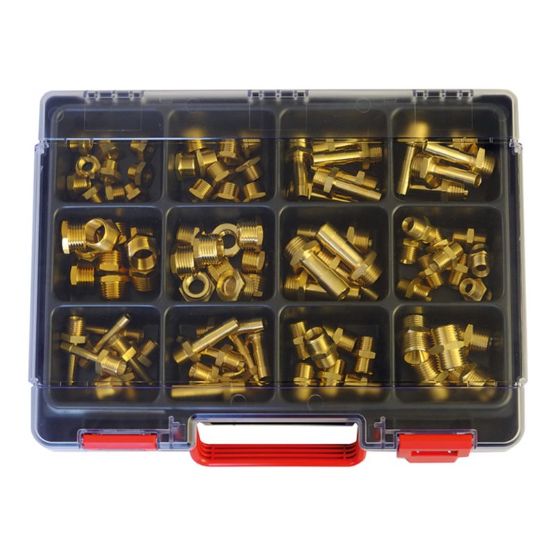 Riegler Sortimentsbox Messingdrehteile, reduzierte Bestückung