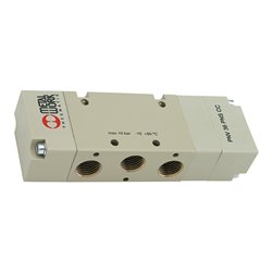 Riegler 5/3-Wegeventil, pneumatisch, G 1/2, Mitte entlüftet