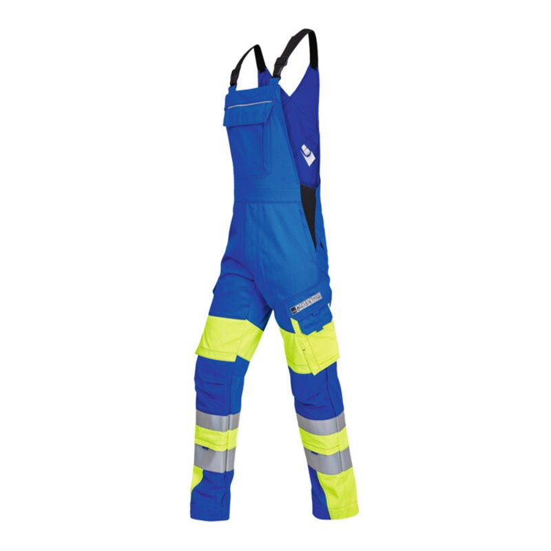 ROFA Multinorm-Latzhose VIS-LINE, kornblau / gelb, Konfektionsgröße DE: 98