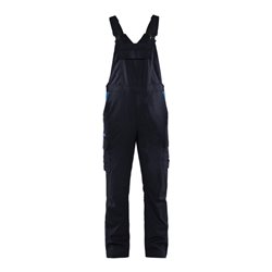 BLAKLÄDER Latzhose Industrie Stretch, marineblau / kornblau, Konfektionsgröße DE: 46