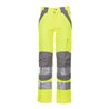 PLANAM Warnschutz-Bundhose Plaline, gelb / zink, Konfektionsgröße DE: 56