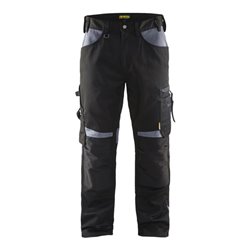 BLAKLÄDER Bundhose Handwerk, schwarz / grau, Konfektionsgröße DE: 30