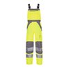 PLANAM Warnschutz-Latzhose Plaline, gelb / zink, Konfektionsgröße DE: 54