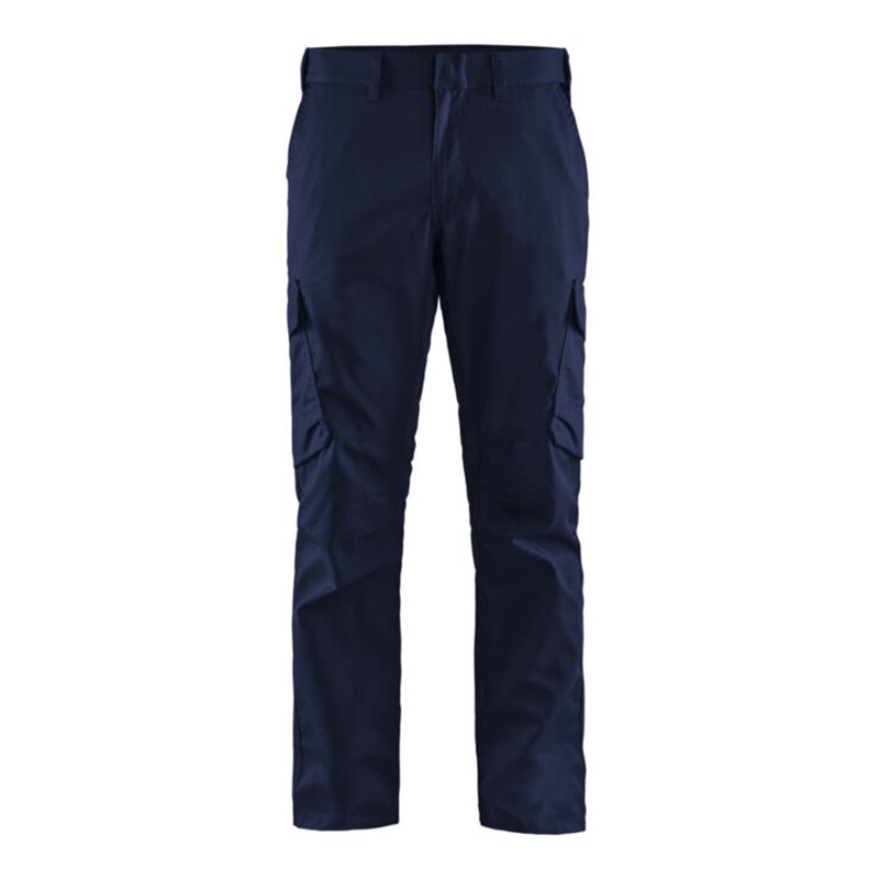 BLAKLÄDER Bundhose Industrie Stretch, marineblau / kornblau, Konfektionsgröße DE: 24