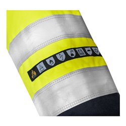 Fristads Flamestat High Vis Airtech® Winterparka Kl. 3 4086 ATHR Größe 4XL Warnschutz-Gelb/Marine