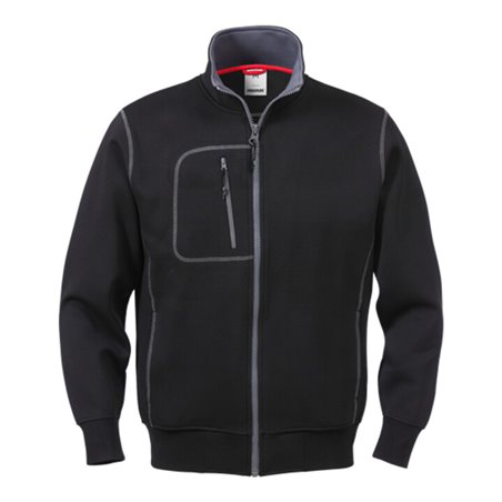 Fristads Acode Sweatjacke 1747 DF Größe XL Schwarz