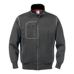 Fristads Acode Sweatjacke 1747 DF Größe L Dunkelgrau