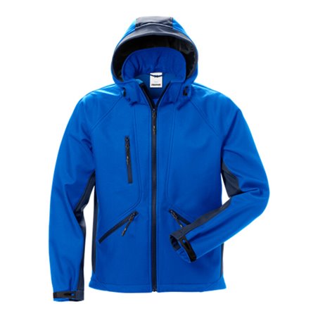 Fristads Acode Softshell-Jacke 1414 SHI Größe L Königsblau/Marine