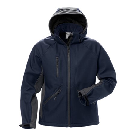 Fristads Acode Softshell-Jacke Damen 1416 SHI Größe 2XL Marine/Dunkelgrau