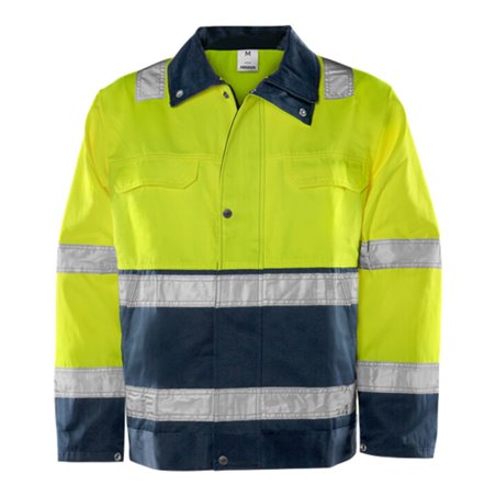 Fristads High Vis Jacke Kl. 3 4794 TH Größe 2XL Warnschutz-Gelb/Marine
