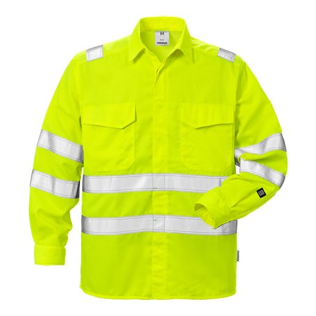 Fristads High Vis Shirt Kl. 3 7049 SPD Größe 2XL Warnschutz-Gelb