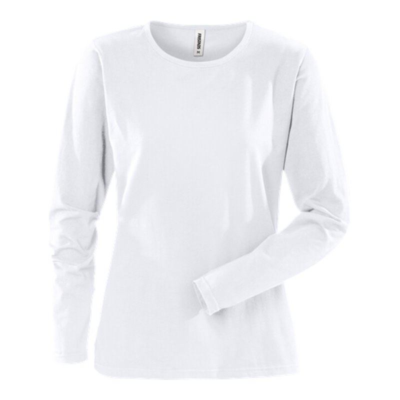 Fristads Acode Stretch-T-Shirt Langarm Damen 1927 ELA Größe M Weiß