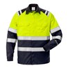 Fristads Flamestat High Vis Hemd Kl. 1 7051 ATS Größe 4XL Warnschutz-Gelb/Marine