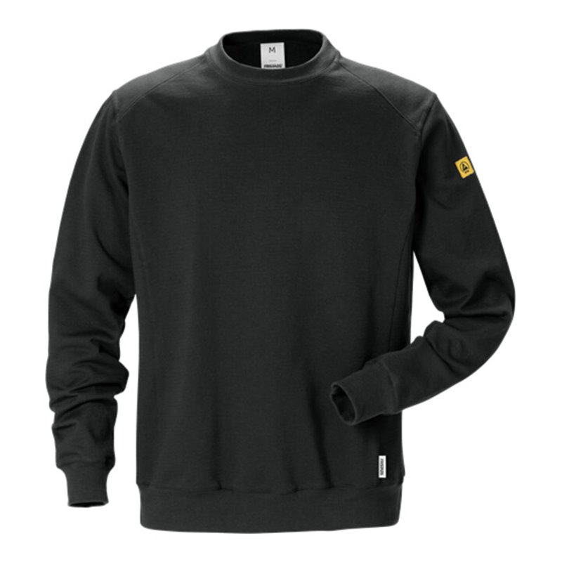 Fristads ESD Sweatshirt 7083 XSM Größe 5XL Schwarz