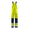 Fristads High Vis Latzhose Kl. 2 1001 TH Größe C152 Warnschutz-Gelb/Marine