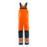 Fristads High Vis Latzhose Kl. 2 1001 TH Größe D100 Warnschutz-Orange/Marine
