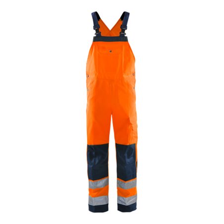 Fristads High Vis Latzhose Kl. 2 1001 TH Größe D92 Warnschutz-Orange/Marine