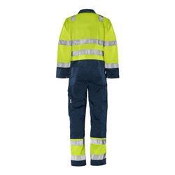 Fristads High Vis Overall Kl. 3 8601 TH Größe L Warnschutz-Gelb/Marine