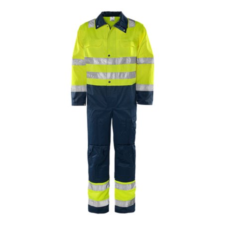 Fristads High Vis Overall Kl. 3 8601 TH Größe M Warnschutz-Gelb/Marine