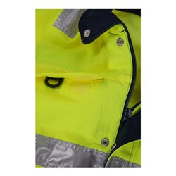 Fristads High Vis Overall Kl. 3 8601 TH Größe S Warnschutz-Gelb/Marine