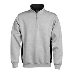 Fristads Acode Zipper-Sweatshirt 1705 DF Größe L GrauMelange