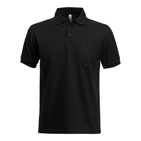 Fristads Acode Poloshirt 1721 PIQ Größe 4XL Schwarz