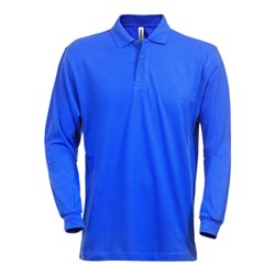 Fristads Acode Poloshirt Langarm 1722 PIQ Größe S Royalblau