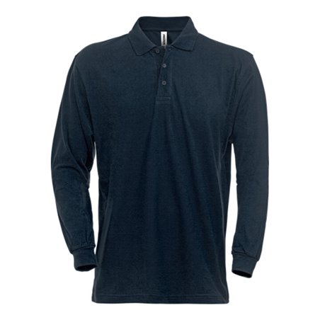 Fristads Acode Poloshirt Langarm 1722 PIQ Größe XS Dunkelmarine