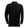 Fristads Acode Poloshirt Langarm 1722 PIQ Größe 2XL Schwarz