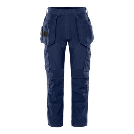 Fristads Handwerker-Stretch-Hose 2596 LWS Größe D96 Marineblau