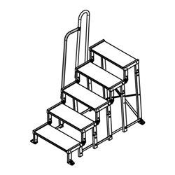 Hymer Handlauf für Modularen Industrietritt