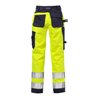 Fristads Flame High Vis Handwerkerhosen Damen Kl. 2 2589 FLAM Größe 42 Warnschutz-Gelb/Marine