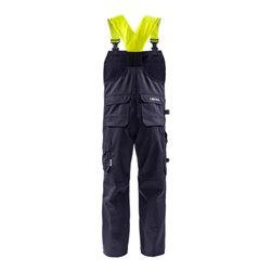Fristads Schweisser latzhose 1029 WEL Größe C58 Marine/Warnschutz-Gelb