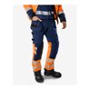 Fristads High Vis Green Handwerker Stretchhose Kl. 1 2643 GSTP Größe D92 Warnschutz-Orange/Marine