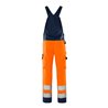 Fristads High Vis Green Latzhose Kl. 2 1030 GPLU Größe D92 Warnschutz-Orange/Marine