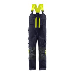 Fristads Schweisser latzhose 1029 WEL Größe C66 Marine/Warnschutz-Gelb