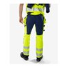 Fristads High Vis Green Handwerker Stretchhose Kl. 2 2644 GSTP Größe C154 Warnschutz-Gelb/Marine