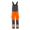 Fristads High Vis Green Latzhose Kl. 2 1030 GPLU Größe C160 Warnschutz-Orange/Grau