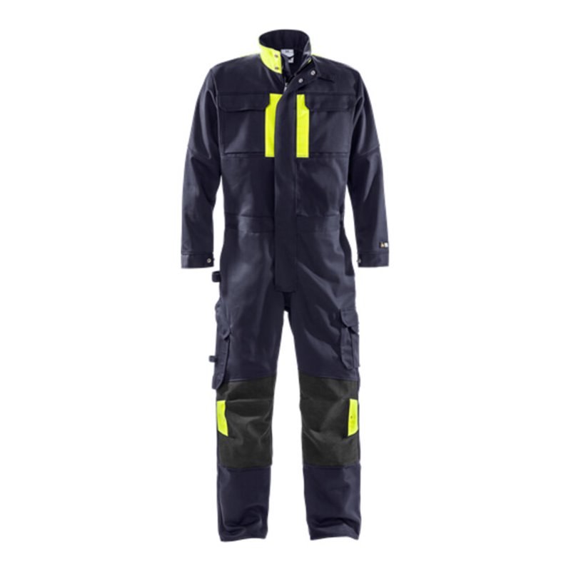 Fristads Schweisser overall 8044 WEL Größe 4XL Marine/Warnschutz-Gelb