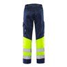 Fristads High Vis Green Hose Kl.1 2668 GPLU Größe D92 Warnschutz-Gelb/Marine