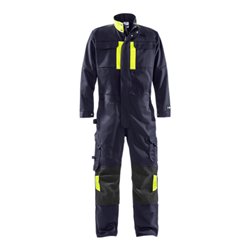 Fristads Schweisser overall 8044 WEL Größe L Marine/Warnschutz-Gelb