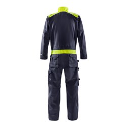 Fristads Schweisser overall 8044 WEL Größe XS Marine/Warnschutz-Gelb