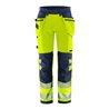 Fristads High Vis Green Handwerker Stretchhose Kl. 2 2644 GSTP Größe D104 Warnschutz-Gelb/Marine