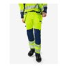 Fristads High Vis Green Handwerker Stretchhose Kl. 2 2644 GSTP Größe D116 Warnschutz-Gelb/Marine