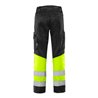 Fristads High Vis Green Hose Kl.1 2668 GPLU Größe D104 Warnschutz-Gelb/Schwarz