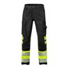 Fristads High Vis Stretch-Hose Damen Kl. 1 2708 PLU Größe 40 Warnschutz-Gelb/Schwarz